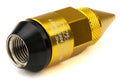 KICS Leggdura Racing Dangan Shell Type Lug Nut and Lock Set M12X1.25 Gold Universal