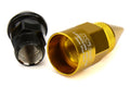 KICS Leggdura Racing Dangan Shell Type Lug Nut and Lock Set M12X1.25 Gold Universal