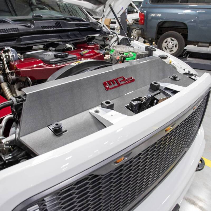 Radiator Cover Fabricated Aluminum 13-18 Cummins Deore Gold