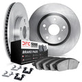 R1 74-81 Dodge W150 Front Brake Rotor Set w/Super Duty Pads and Hardware
