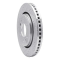 R1 22-24 Land Rover Range Rover Sport Front Left Drilled & Slotted Silver Brake Rotor