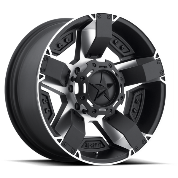 XD811 17X9 5X4.5/5.0 M-BLK MACH -12MM