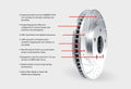 DFC 06-15 Jaguar S-Type Rear Drilled & Slotted Silver Rotors