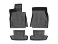 WeatherTech Black Front and Rear Floorliners Fits -20-26 BMW 441512-1-2