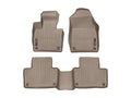 WeatherTech Tan Front and Rear Floorliners Fits -24-25 Macan Electric 451910-1-2