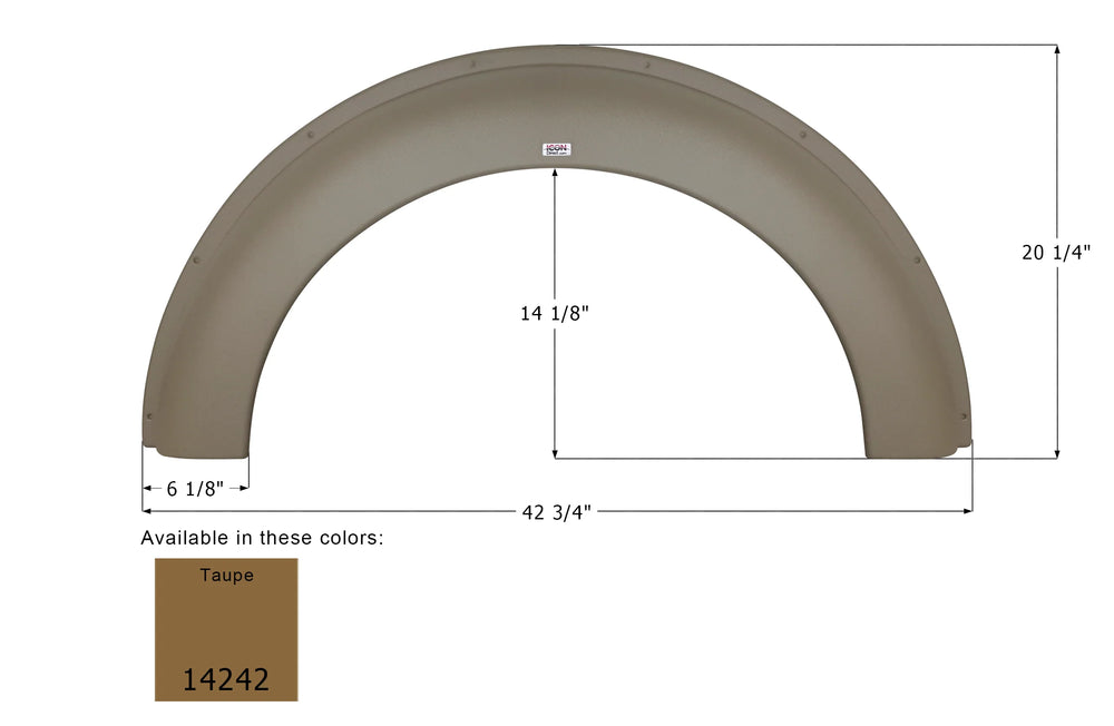 FENDER SKIRT, FS4242, TAUPE