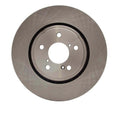 R1 17-20 Acura MDX Front Right Drilled & Slotted Black Brake Rotor