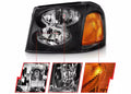 ANZO 2002-2009 Gmc Envoy Crystal Headlight  Black Amber