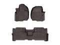 WeatherTech Cocoa Front and Rear Floorliners Fits -21-24 Expedition 471665-1-2