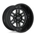 DEEP SIX 20X12 8X165.10 SATIN BLACK