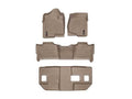 WeatherTech Tan Front and Rear Floorliners Fits -21-24 Expedition 451665-1-2