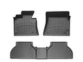 WeatherTech 14+ Chevy Silverado/GMC Sierra Crew and Double Cab Front and Rear FloorLiners - Black