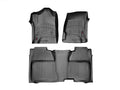 WeatherTech 14+ Chevy Silverado/GMC Sierra Crew and Double Cab Front and Rear FloorLiners - Black