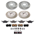 Power Stop 01-04 Ford Focus Front and Rear Semi-Coated Rotor Kit