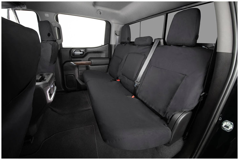 20C XT6 POLYCOTTON SEATSAVER CUSTOM FRONT ROW SEAT COVERS CHARCOAL