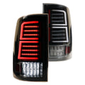 0006 SUBURBAN/TAHOE/YUKON W/O DOUBLE BARN DOOR STYLE V2 LED TAIL LIGHTS(BLK/SMOKE)