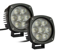 ***Discontinued***~(4.7 lbs. 10X8X8)~ Professional Grade HD Series 4.3in Round Cree LED Spot Light (Pair) - Lifetime Warranty