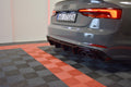 Maxton Gloss Black Rear Valance - 17 Audi S5 Coupe / Sportback