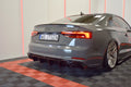 Maxton Gloss Black Rear Valance - 17 Audi S5 Coupe / Sportback