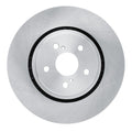 R1 21-25 Toyota RAV4 Prime (Plug-in Hybrid) Front Right Drilled & Slotted Silver Brake Rotor