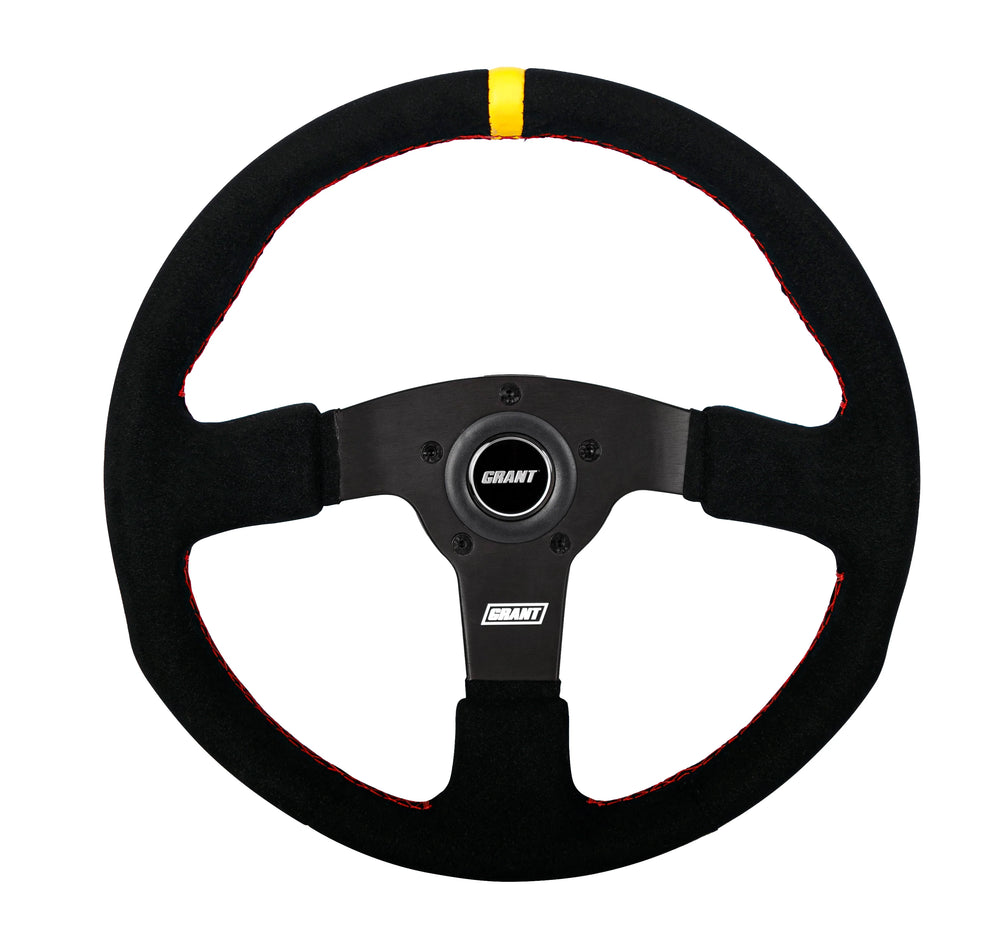 Suede Series Steering Wh eel 13.75 Dia. 1in Dish