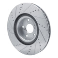 DFC 09-11 Lexus GS460 Left Front Drilled & Slotted Silver Brake Rotor