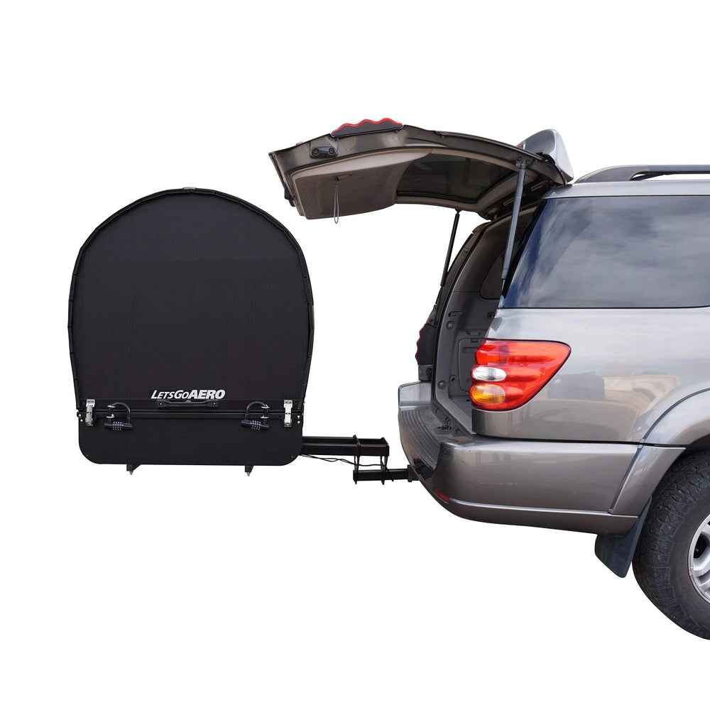 LETS GO AERO black auto part
