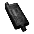 50 Series Delta Force Race Muffler 50 Series Race Muffler 409SS 2.50 Center In 2.50 Center Out, Low Profile -Aggressive Sound Flowmaster