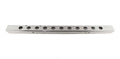 Kentrol 45-86 Jeep CJ 54 Inch Front Bumper with holes - Polished Silver