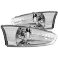 ANZO 1997-2002 Mitsubishi Mirage Crystal Headlights Chrome