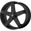 ROCKSTAR CAR 18x8 5x110.00/5x115.00 MATTE BLACK (42 mm)