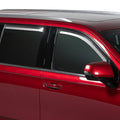 Putco 14-14 Chevrolet Silverado HD - Crew Cab (Set of 4) Element Chrome Window Visors