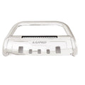 Bull Bar with LED Light Bar 3.5 Inch Oval Polished Stainless Steel 2000-2013 GMC Yukon XL 1500/2500 Lund