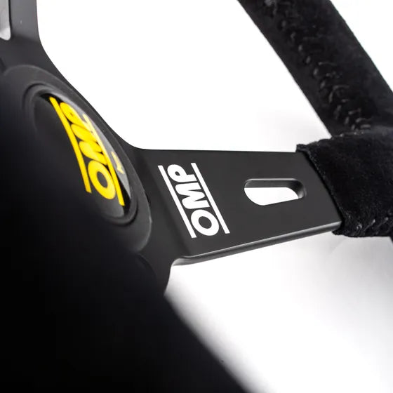 OMP RS Steering Wheel Black/Yellow D 350