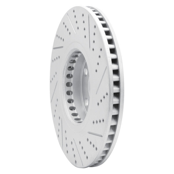DFC 07-11 Lexus Gs350 Left Front Drilled & Slotted Geoperformance Rotor