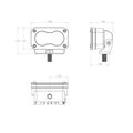LED Work Light Clear Lens Spot Pattern Pair S2 Sport Baja Designs