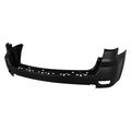 CAPA RR BUMPER COVER W/O PARKING SENSOR;PRIME JEEP GRAND CHEROKEE 11C