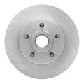 R1 74-79 Ford Torino Front Right Drilled & Slotted Silver Brake Rotor