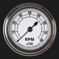 CLASSIC WHITE 2IN TACHOMETER
