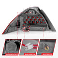 ANZO 2006-2007 Honda Accord Taillights Smoke