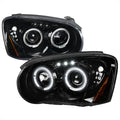 PROJECTOR HEADLIGHT GLOSSY BLACK