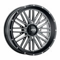 ITP Momentum 14x7 / 4x110 BP / 10mm Offset Black w/ Milled Accents Wheel