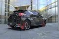 Rally Armor 20-26 Toyota GR Yaris Red Mud Flap w/White Logo