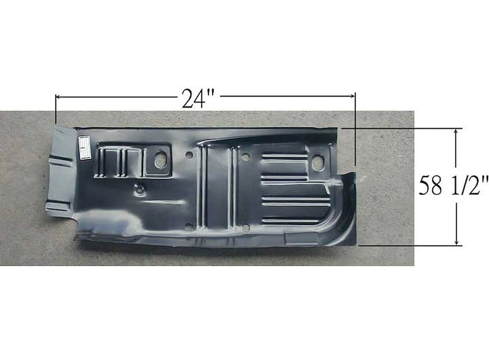 LH FLOOR PANEL CONVERTIBLE MUSTANG 6473