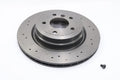 Brembo 2006 BMW 330i/330xi/09-11 335d/07-13 335i Rear Premium Xtra Cross Drilled UV Coated Rotor