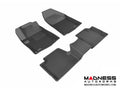 3D MAXpider 2014-2015 Jeep Cherokee Kagu 1st & 2nd Row Floormats - Black