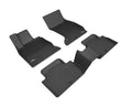 3D MAXpider 2018-2020 Kia Stinger Awd Kagu 1st & 2nd Row Floormats - Black
