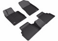 3D MAXpider 20+ Hyundai Sonata Kagu 1st & 2nd Row Floormats - Black