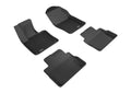 3D MAXpider 2017-2019 Volvo S90/V90 Kagu 1st & 2nd Row Floormats - Black