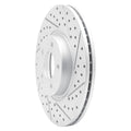 DFC 07-13 Mazda 3 Front Right Drilled & Slotted Geoperformance Rotor
